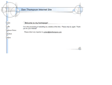 Tablet Screenshot of donthompson.com